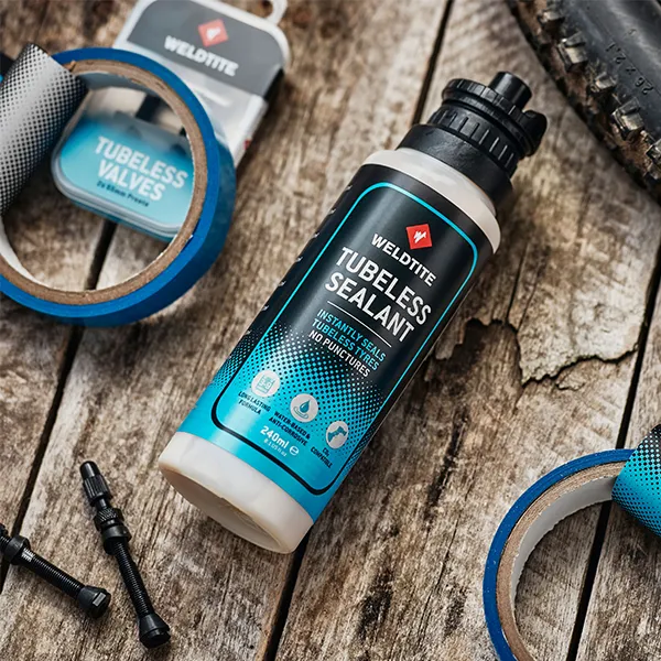 Sellador tubeless para bicicletas weldtite sherpa bikes